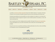 Tablet Screenshot of bartleyspears.com